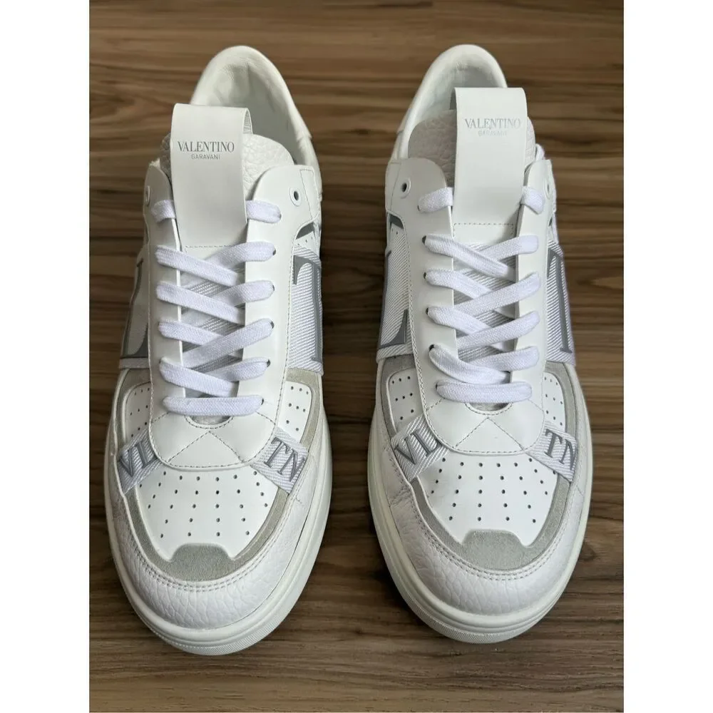 Valentino Garavani Low-Top Calfskin VL7N Sneakers with Bands US 11